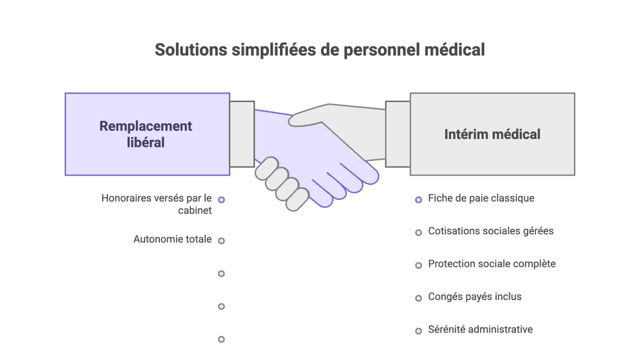 Différence entre intérim médical et remplacement libéral